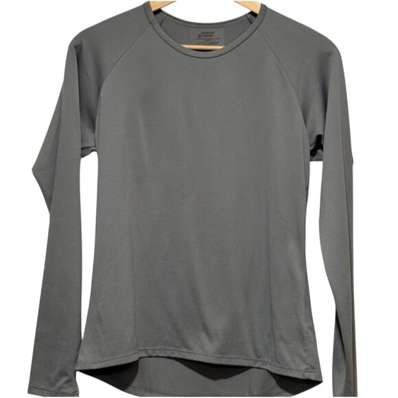 Patagonia Vintage 90s Capilene Gray Performance Baselayer T-Shirt Womens Small - Picture 2 of 9